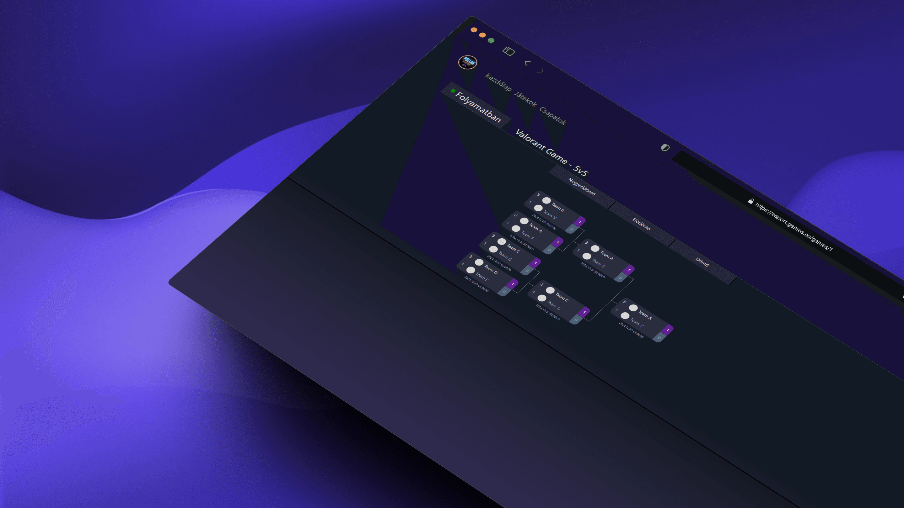Pollak Esport - Tournament Platform for Students